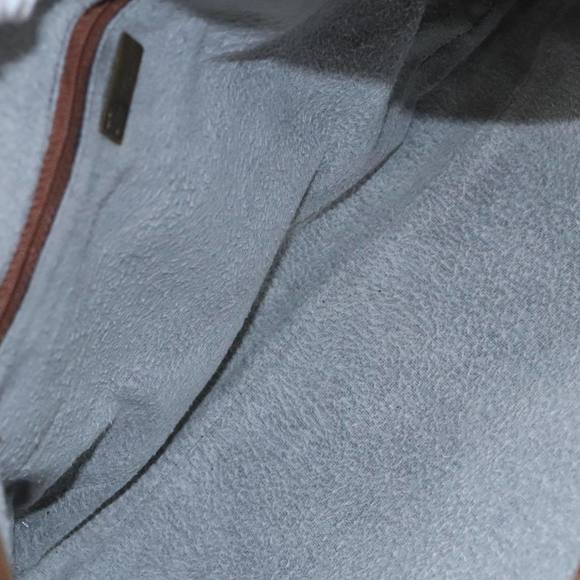 Burberrys Nova Check Hand Bag PVC Beige Gold Auth 101041 - Picture 12 of 16